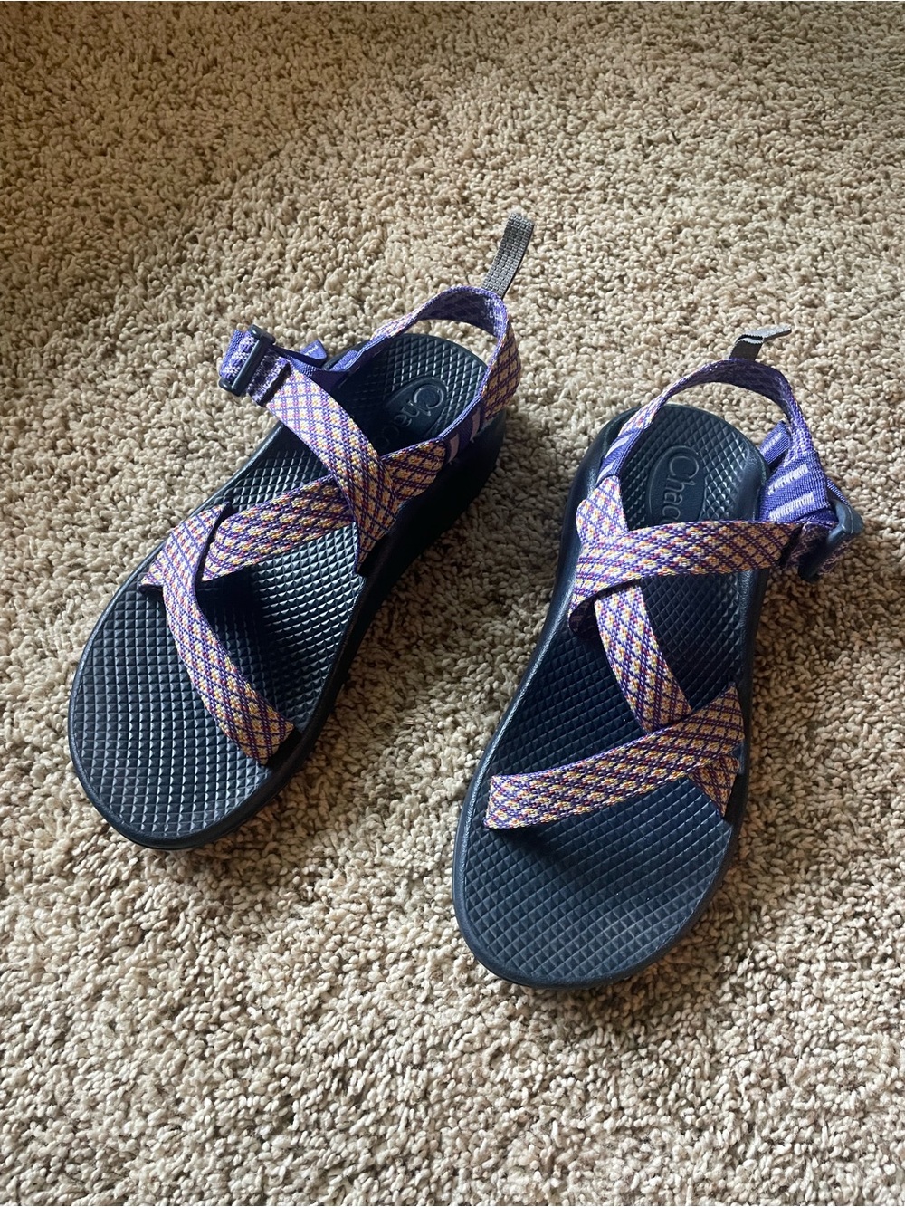 Purple Picnic Kids Chacos LIKE NEW!